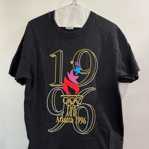 Vintage Black Atlanta 1996 Olympic T-Shirt